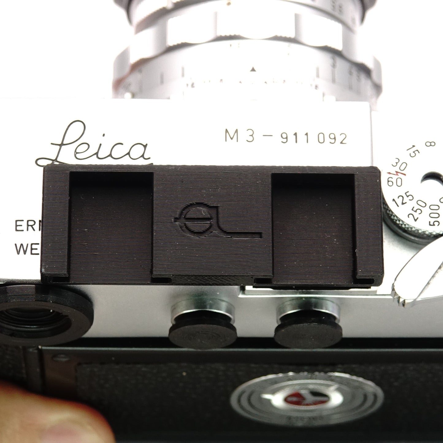 Doppel Kaltschuh Adapter für Belichtungsmesser und ext. Sucher