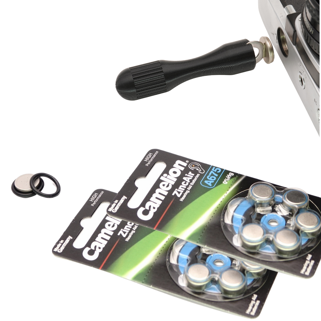 Adattatore batteria PX625 con guarnizione O per Rollei 35, Olympus OM-1, Canon F-1 e Minolta SRT