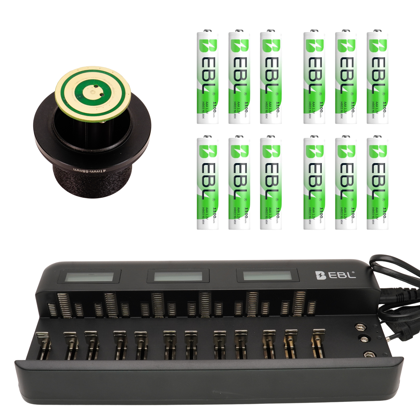 Adaptateur de batterie Beaulieu S2008 (3 broches) - 4x piles AA rechargeable
