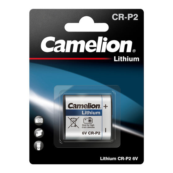 CRP2 Lithium 6V Battery for Fuji DL, Pentax Zoom, Nikon AF3 & more