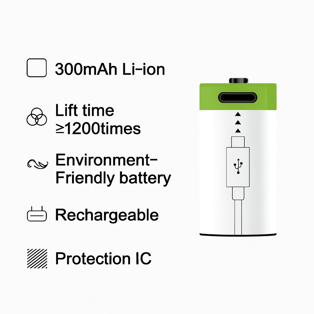 CR2 USB-C Battery (3.7V High Voltage) for Lomo MC-A