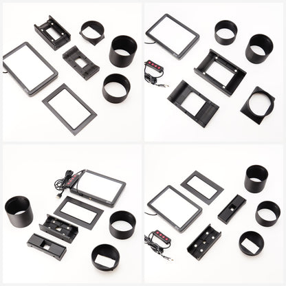 Komponenten-Flatlay - alle Einzelteile des Pro und Full Sets
