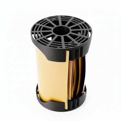 3x4 inch sheet film development reel for Paterson System 4 tank