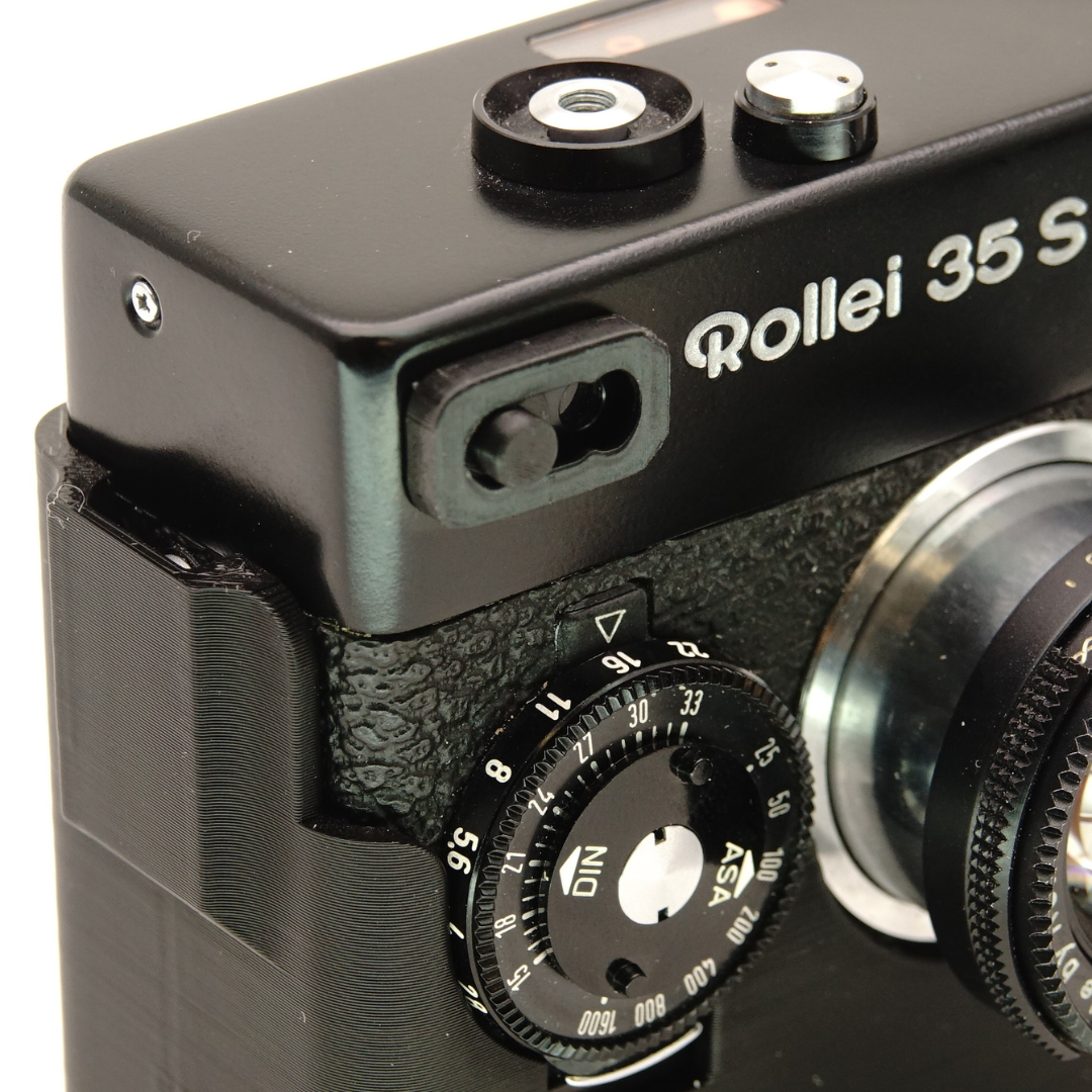 Battery saver cover for Rollei 35, 35 S & 35 T