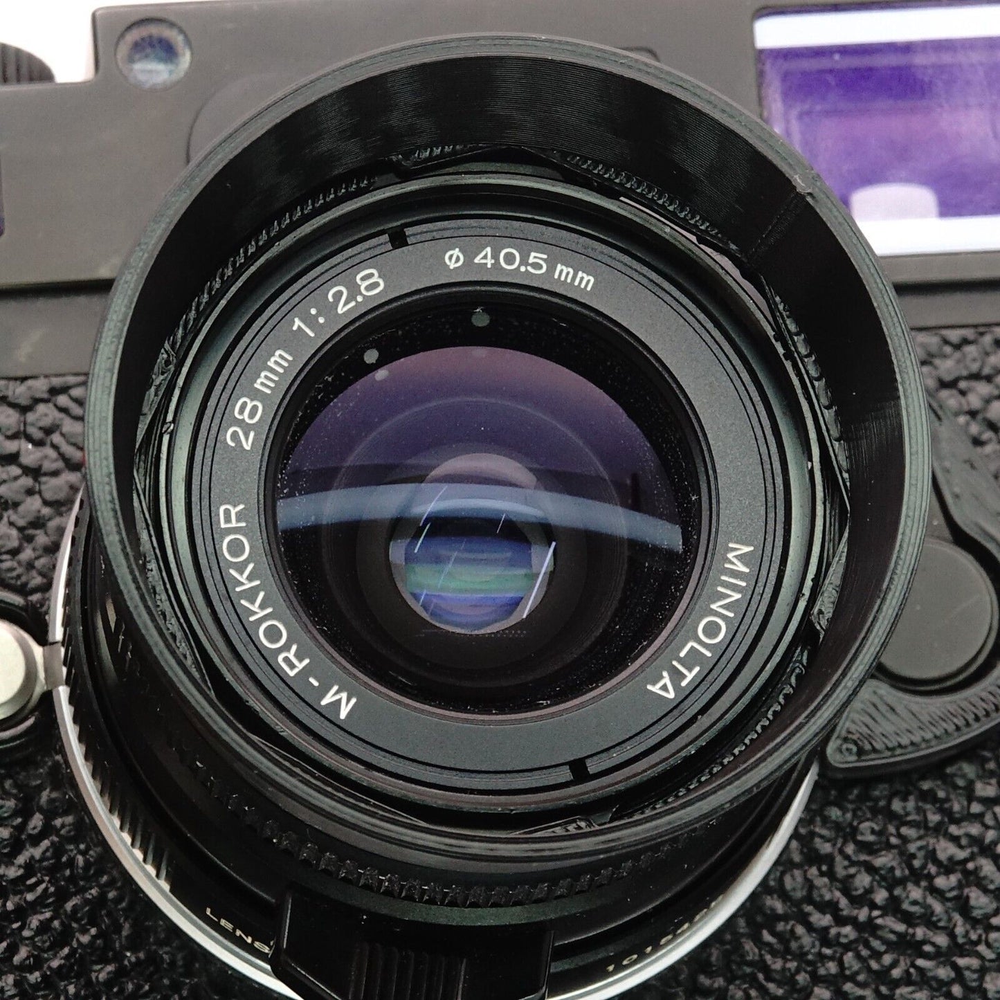 Paraluce per Minolta M-Rokkor 28mm f/2.8 (CL & CLE)