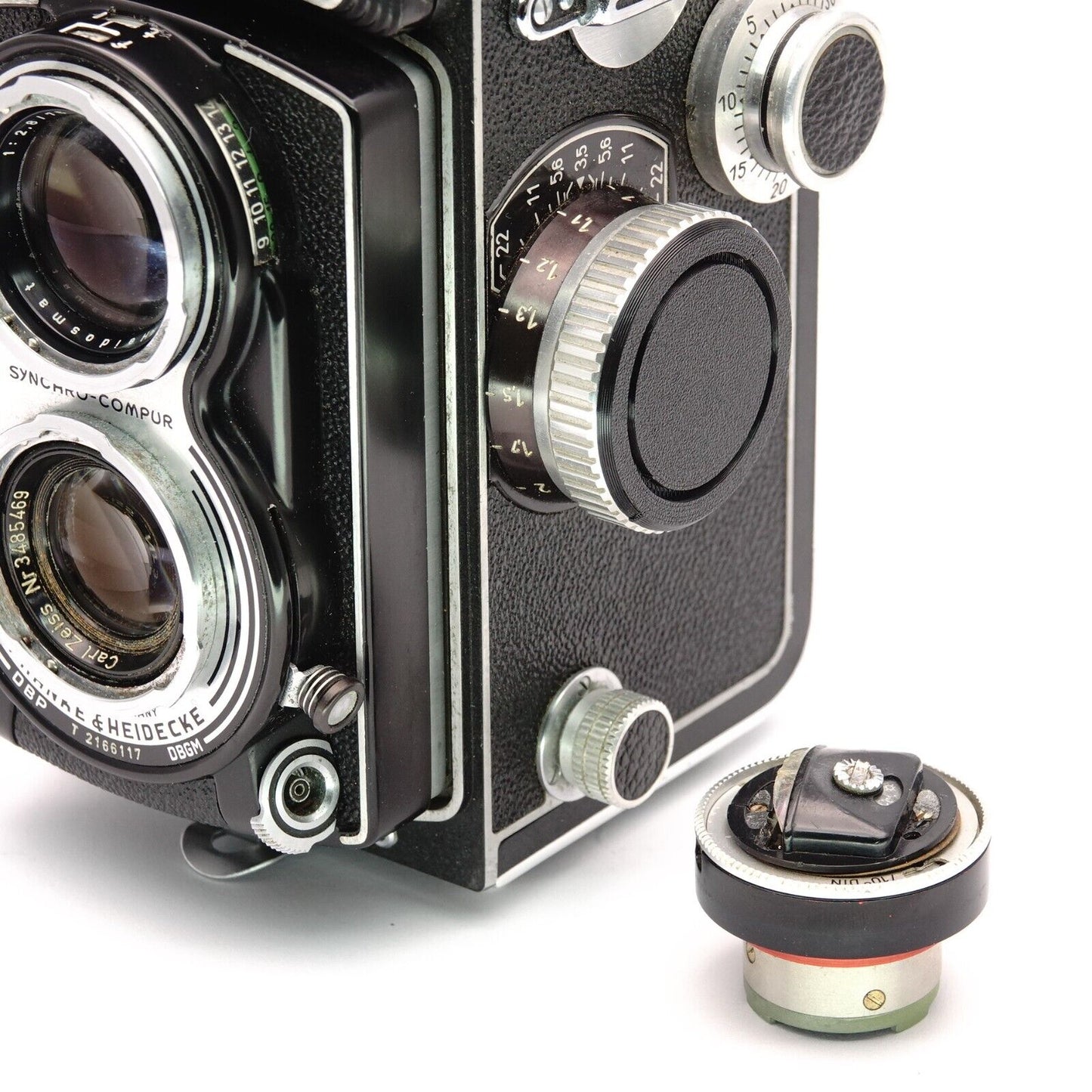 Exposure meter cover for Rolleiflex 2.8E, 3.5F, Tele & Wide