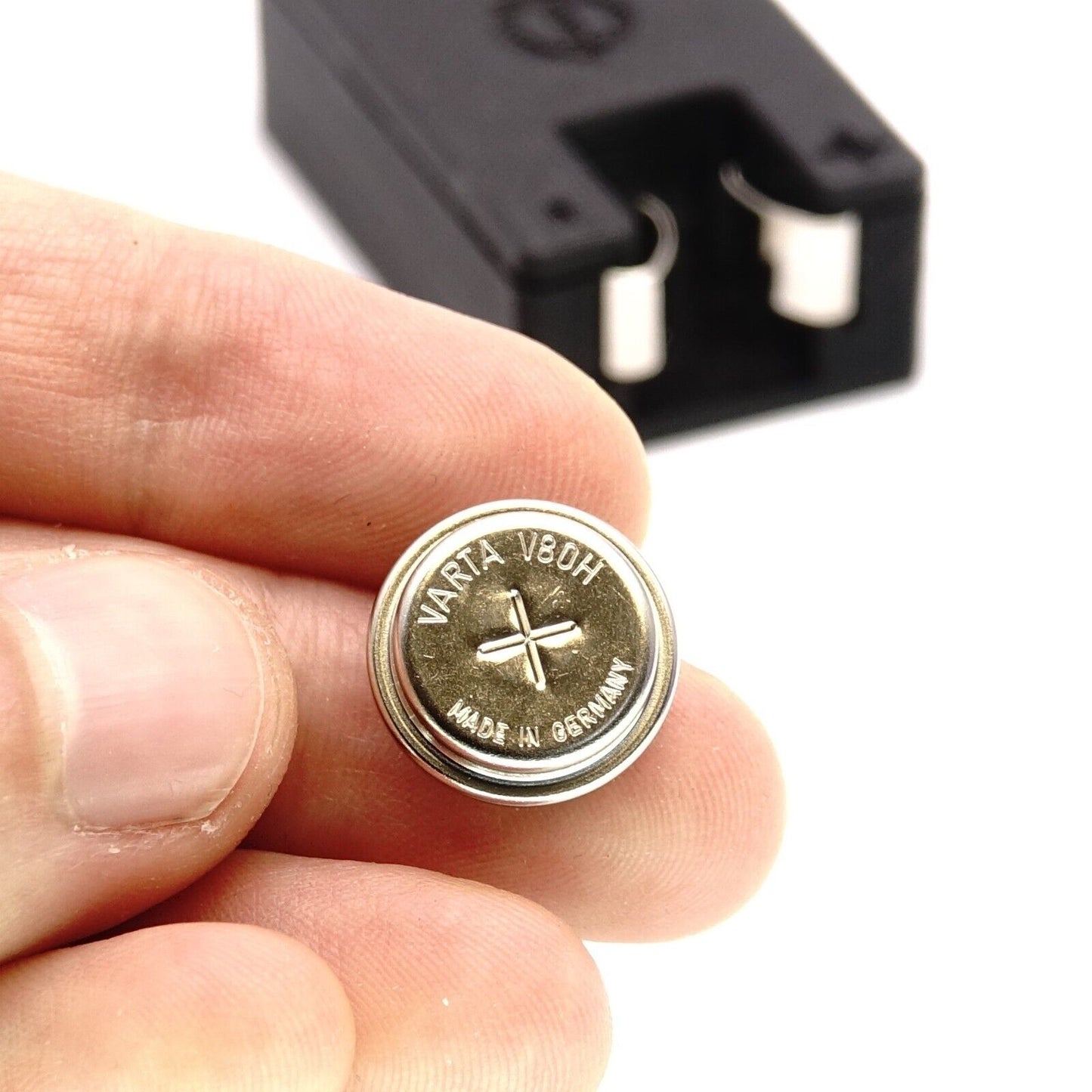 Rechargeable PX625 Set (V80H + USB-C Charger) for Rollei 35, Leica CL & Canon F-1