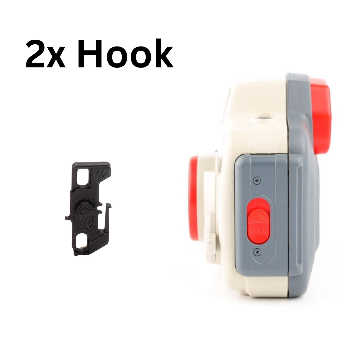 2x Gancho de cierre de puerta para Canon Sure Shot WP-1 A-1