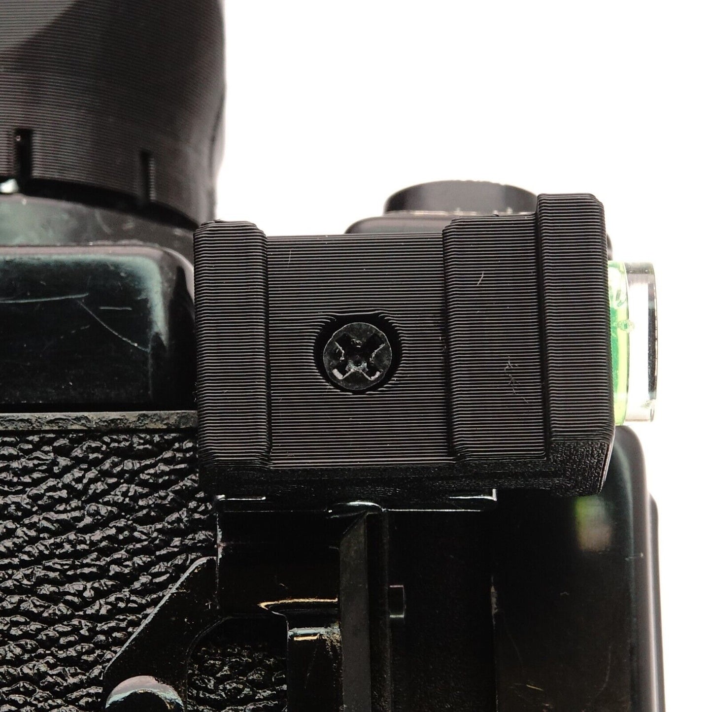 90° Wasserwaage für seitlichen Zubehörschuh für Yashica Mat 124, Rolleiflex & Mamiya RB67