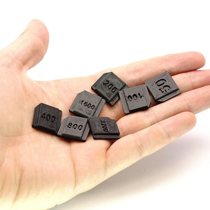 ISO reminder set for flash shoe Leica M, Nikon F, Canon F-1 & more