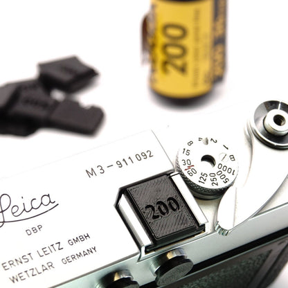 ISO reminder set for flash shoe Leica M, Nikon F, Canon F-1 & more