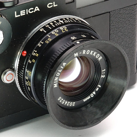 Gegenlichtblende für Minolta M-Rokkor 40mm f/2 (40,5mm)