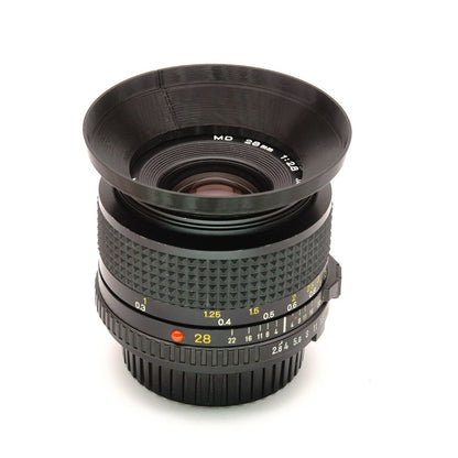 Lens hood 28mm for Minolta MD, Pentax Takumar & Olympus OM (Ø49mm)