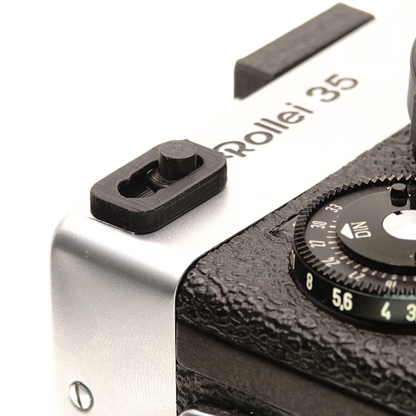 Battery saver cover for Rollei 35, 35 S & 35 T