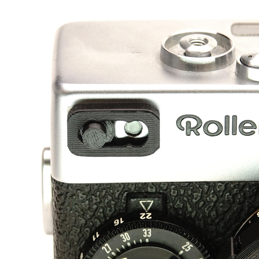 Battery saver cover for Rollei 35, 35 S & 35 T