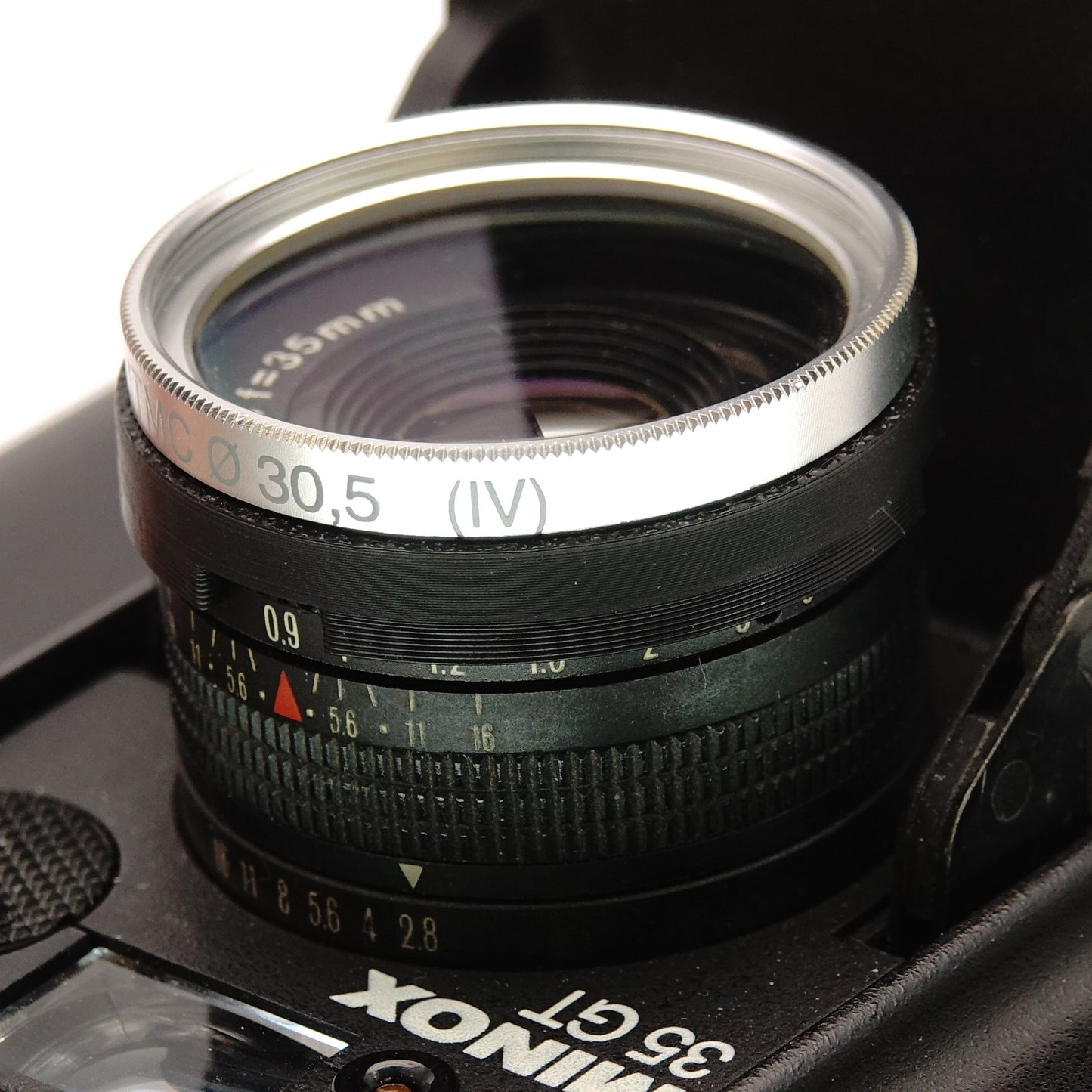 Filter adapter (30.5mm) for Minox 35 GT, ML, GL, EL & more