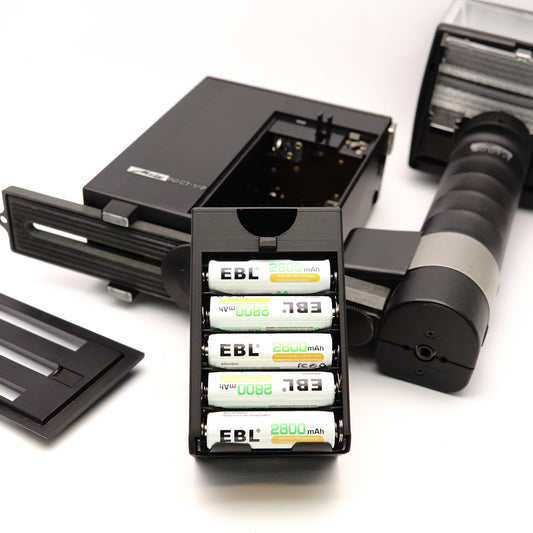 Adattatore batteria 10x AA per Metz Mecablitz 60 CT-1 / CT-2 / CT-4