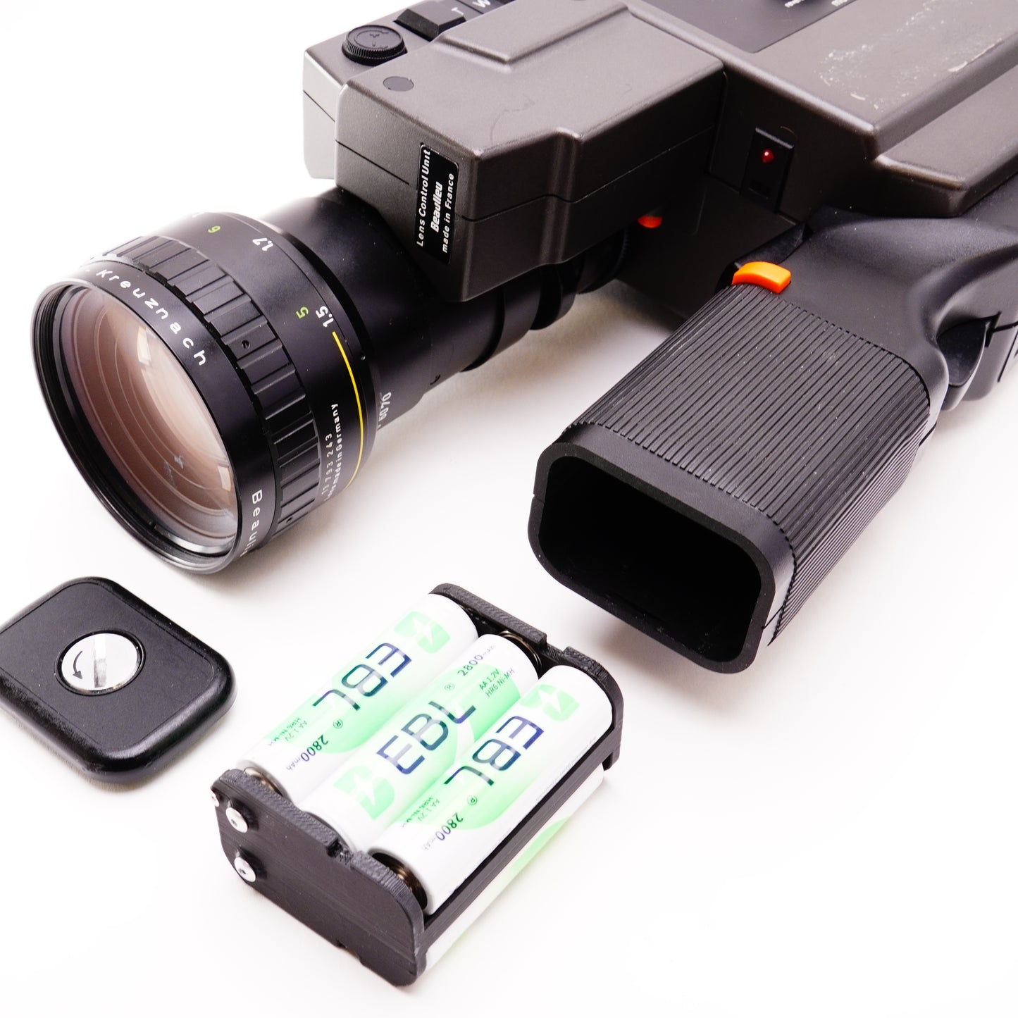 Batterieadapter für Beaulieu 6008 / 7008 / 9008 (AA-Zellen)