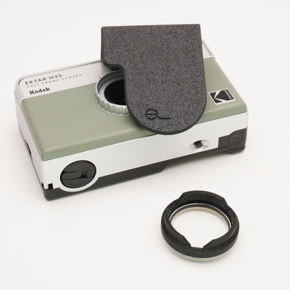 Copriobiettivo, adattatore per filtri e protezione per otturatore per Kodak Ektar H35