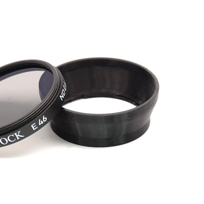 Parasol Bay I y adaptador de filtro para Yashica Mat 124G, Rolleiflex T