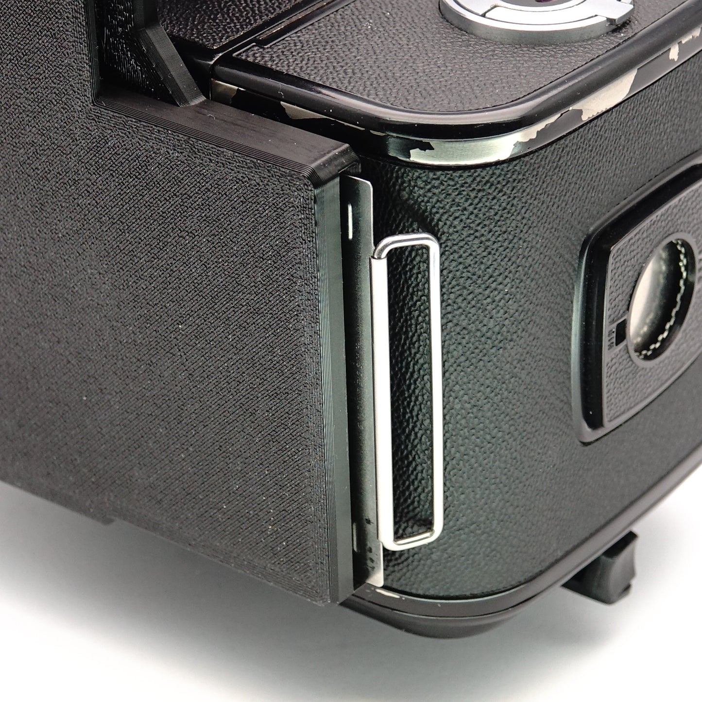 Empuñadura en L con Arca Swiss y compartimento para Darkslide para Hasselblad 500C/M, 503CW