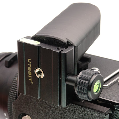 Empuñadura en L con Arca Swiss y compartimento para Darkslide para Hasselblad 500C/M, 503CW