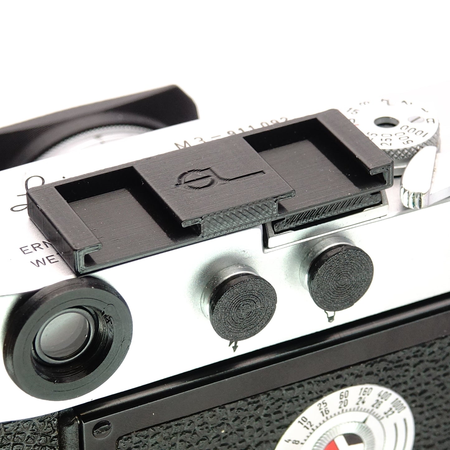 Doppel Kaltschuh Adapter für Belichtungsmesser und ext. Sucher