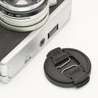Cache d'objectif 48mm à encliqueter pour Canonet QL17 G-III & Canon FL