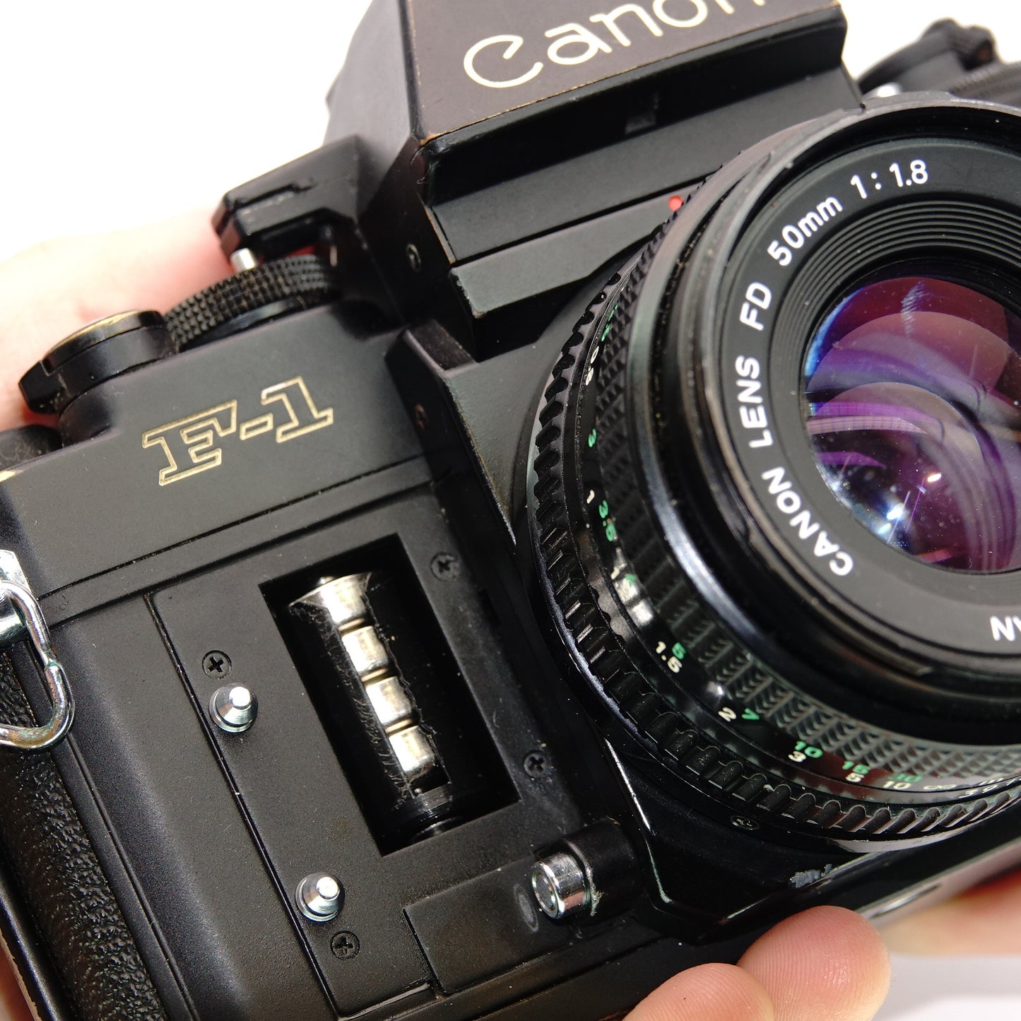 Adaptador de batería (4x LR44 a 4LR44/PX28) para Canon AE-1, A-1, Mamiya 645 y Pentax 67