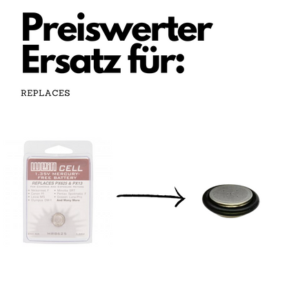 PX625 O-Ring Battery Adapter for Rollei 35, Olympus OM-1, Canon F-1 & Minolta SRT