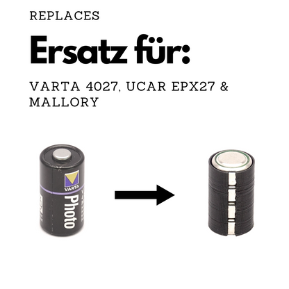 Battery adapter PX27 for Minox 35 GT, EL, GL & LX