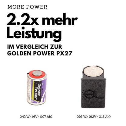 PX27 Batterie Adapter für Rollei 35 SE, 35 TE & A110