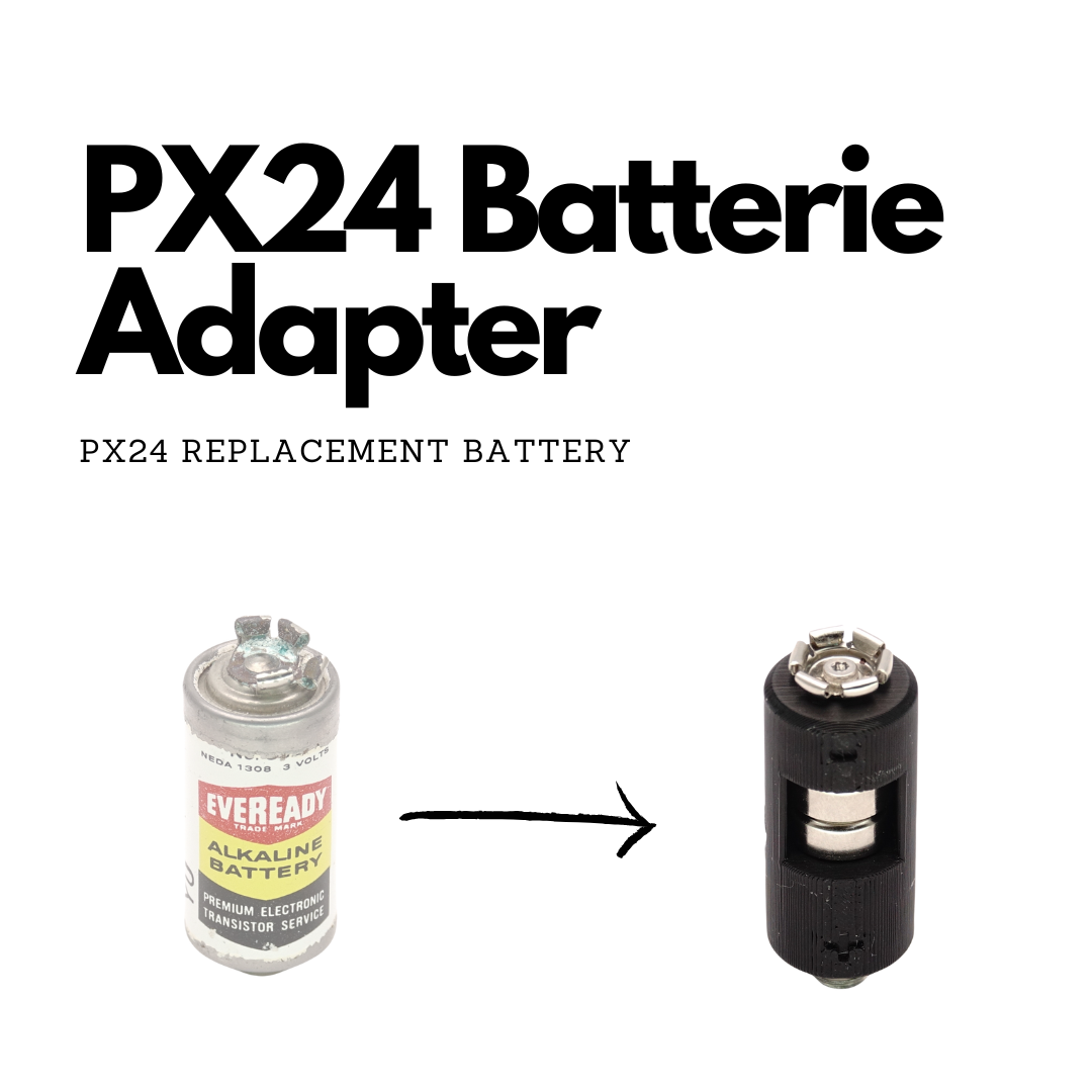 PX24 Battery Adapter 3V for Polaroid Automatic 103, 104, 210, 320