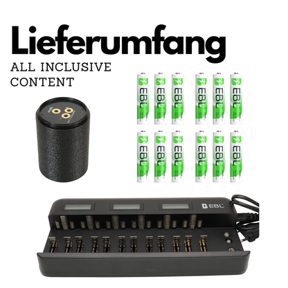 Adaptador de pilas recargables 6x AAA para Beaulieu 3008 S, 5008 S