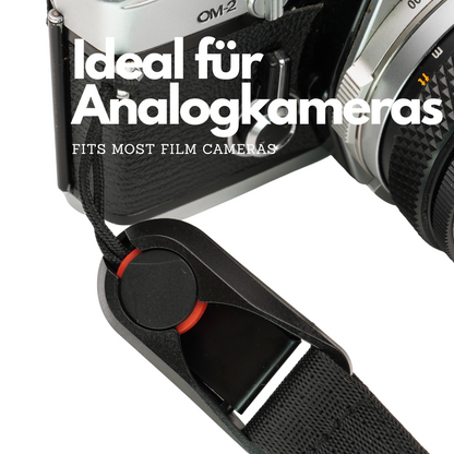Correa de cámara con cierre rápido para Canon AE-1, Nikon F3 y Olympus OM-1