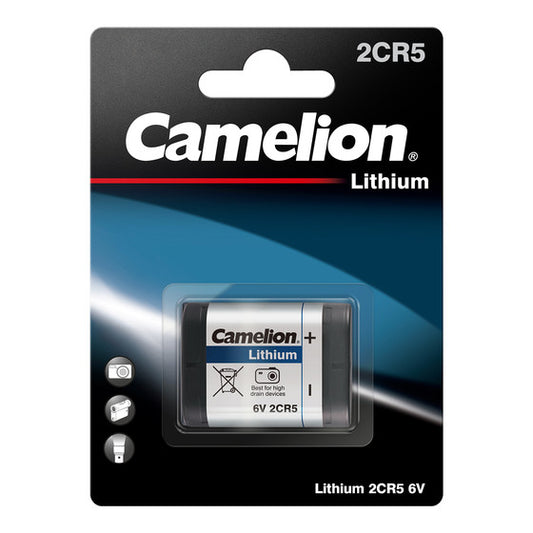 2CR5 Lithium 6V Battery for Canon EOS 1, 3, 5, 50 & more