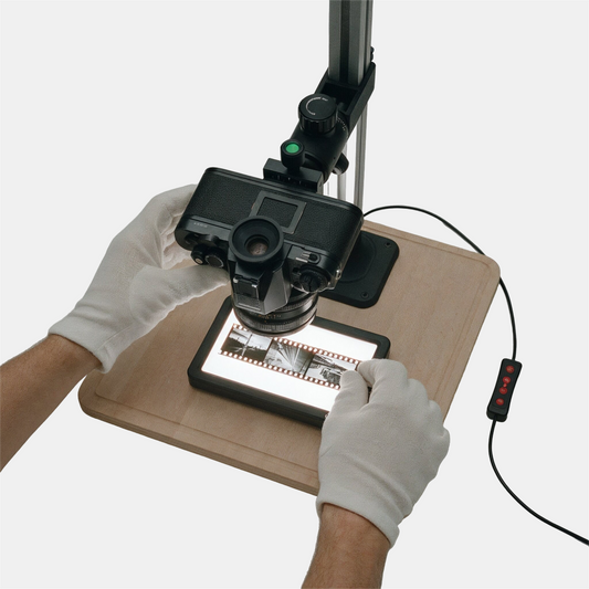 Modularer Reproständer "Copy Stand" für DSLR & DSLM Filmscanning