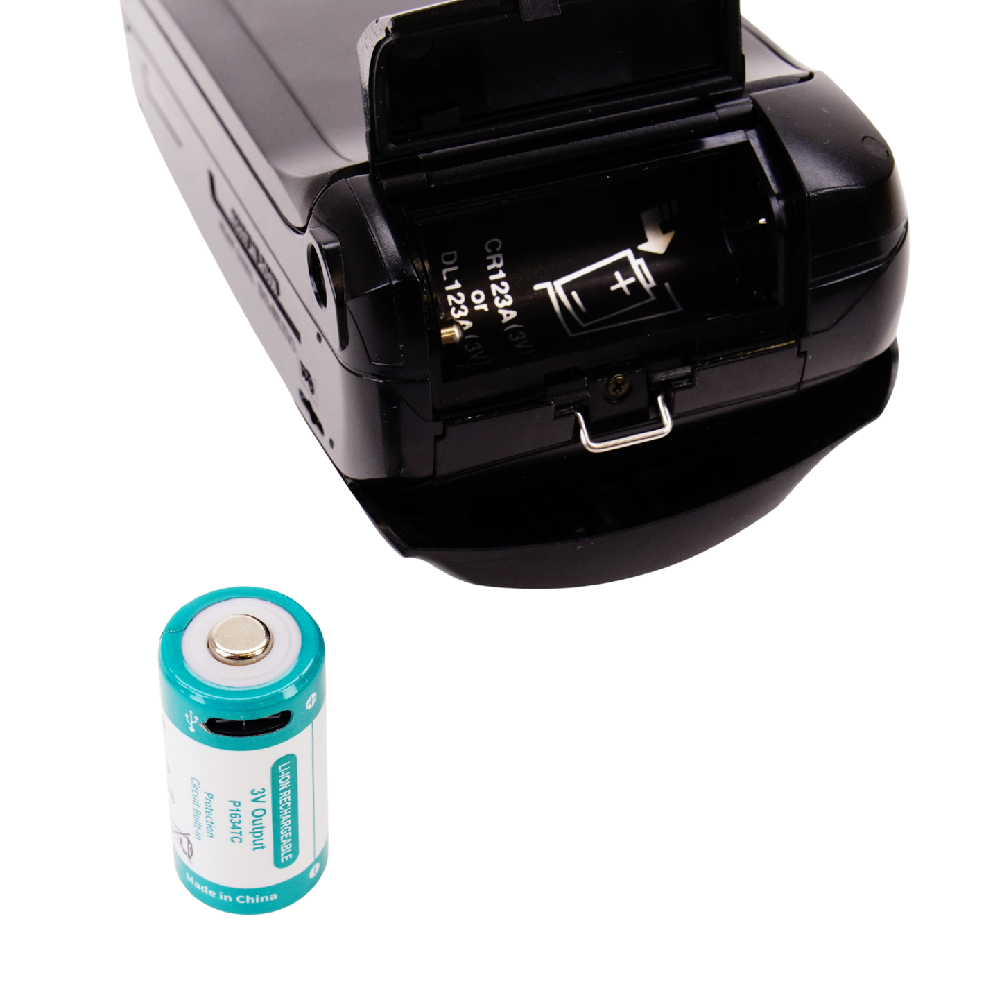 CR123A Akku 3.0V USB-C für Contax T2, Yashica T4, Mju-II, Nikon 35Ti