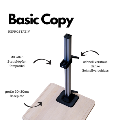 Modular Reproduction Stand "Copy Stand" for DSLR & Mirrorless Film Scanning