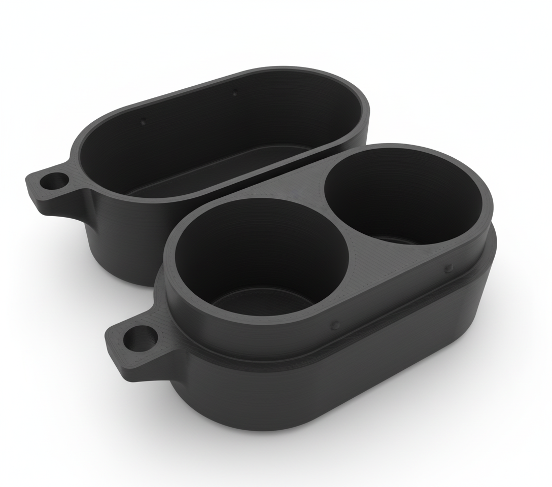 Boîte de transport pour 2 adaptateurs de batterie pour Hasselblad 500 EL