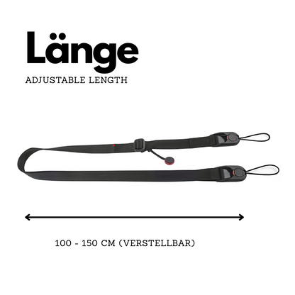 Correa de cámara con cierre rápido para Canon AE-1, Nikon F3 y Olympus OM-1