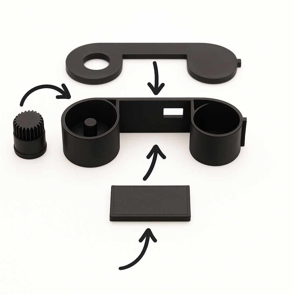 Reusable 110 film cartridge for Pentax Auto 110 & Rollei A110