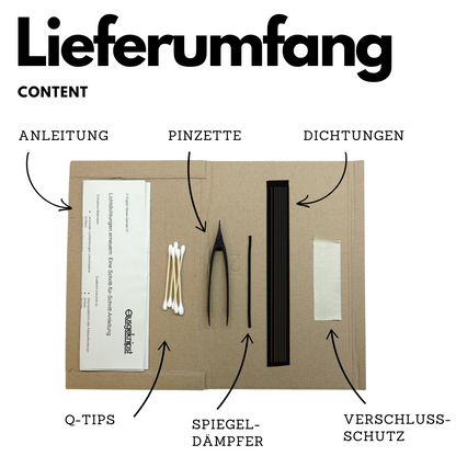 Universal light seal set with mirror damper for Canon, Nikon, Minolta & Olympus