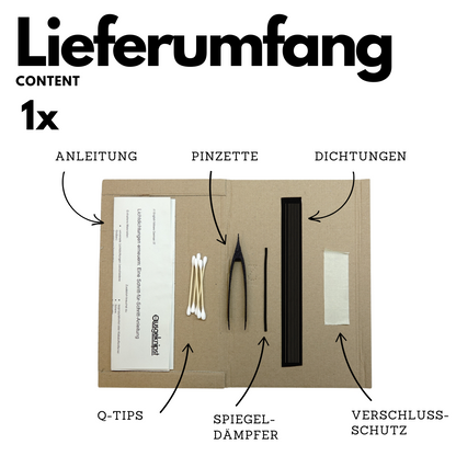 Universal light seal set with mirror damper for Canon, Nikon, Minolta & Olympus