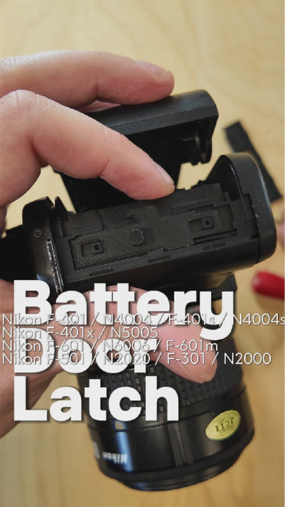 Crochets de couvercle de batterie pour Nikon F-401, N4004, F-501 & N2020 (lot de 2)