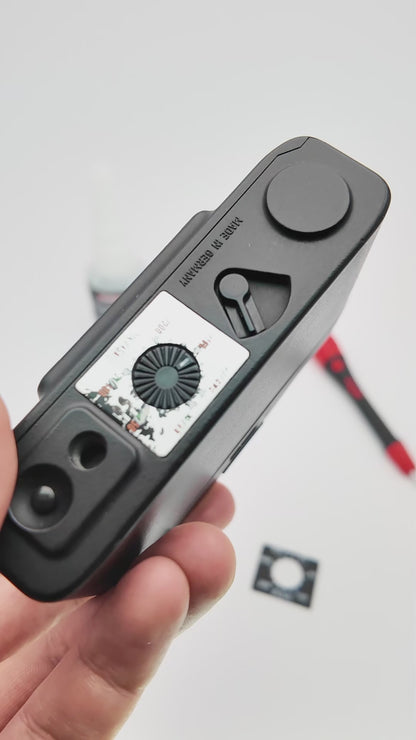 Targhetta ISO di ricambio (2 pezzi) per Minox 35 GT, GL, ML & EL