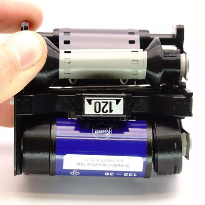 Set d'adaptateurs 35mm vers film 120 pour Hasselblad, Mamiya & Rolleiflex