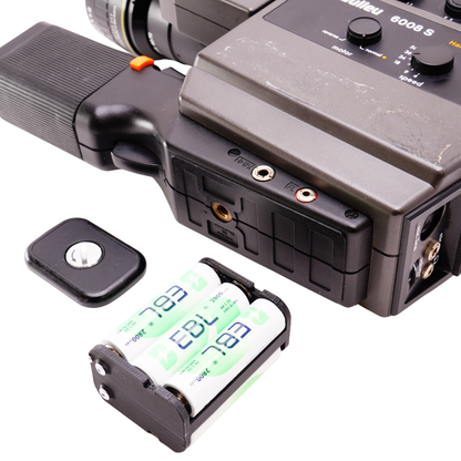 Batterieadapter für Beaulieu 6008 / 7008 / 9008 (AA-Zellen)