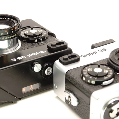 Battery saver cover for Rollei 35, 35 S & 35 T