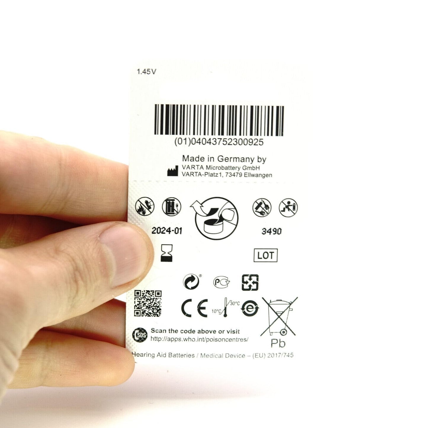 Tapa del compartimento de la batería y adaptador (675 de zinc-aire) para Rollei XF 35